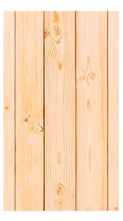Pared de madera maciza