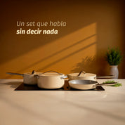 Set de Ollas y Sartenes de Cerámica