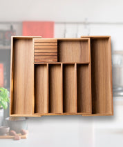 Organizador de Cubiertos de Acacia Expandible | Venhoouse