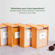 Set 4 Contenedores Herméticos de Vidrio – 2.2L