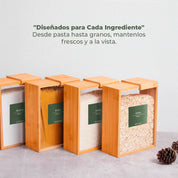 Set 4 Contenedores Herméticos de Vidrio – 2.2L