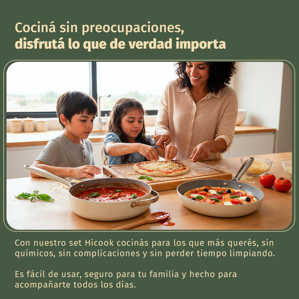 Set de Ollas y Sartenes de Cerámica