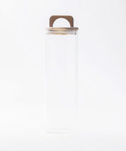 Frasco Redondo con Asa de Acacia - 2200 ml