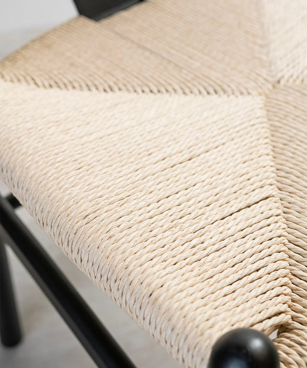 Silla Wishbone Madera y Cuerda