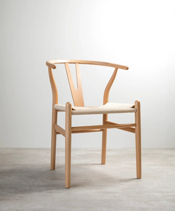 Silla Wishbone Madera y Cuerda