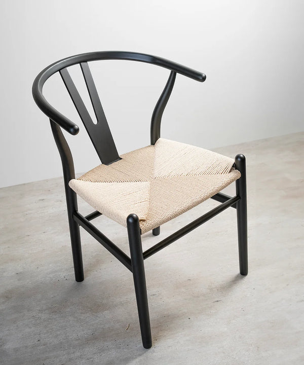 Silla Wishbone Madera y Cuerda