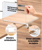 Set de separadores Acrílicos