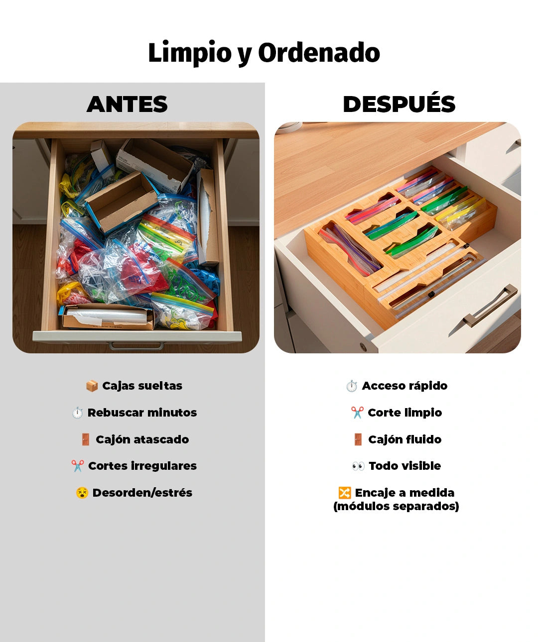 Organizador de Bolsas 6 en 1