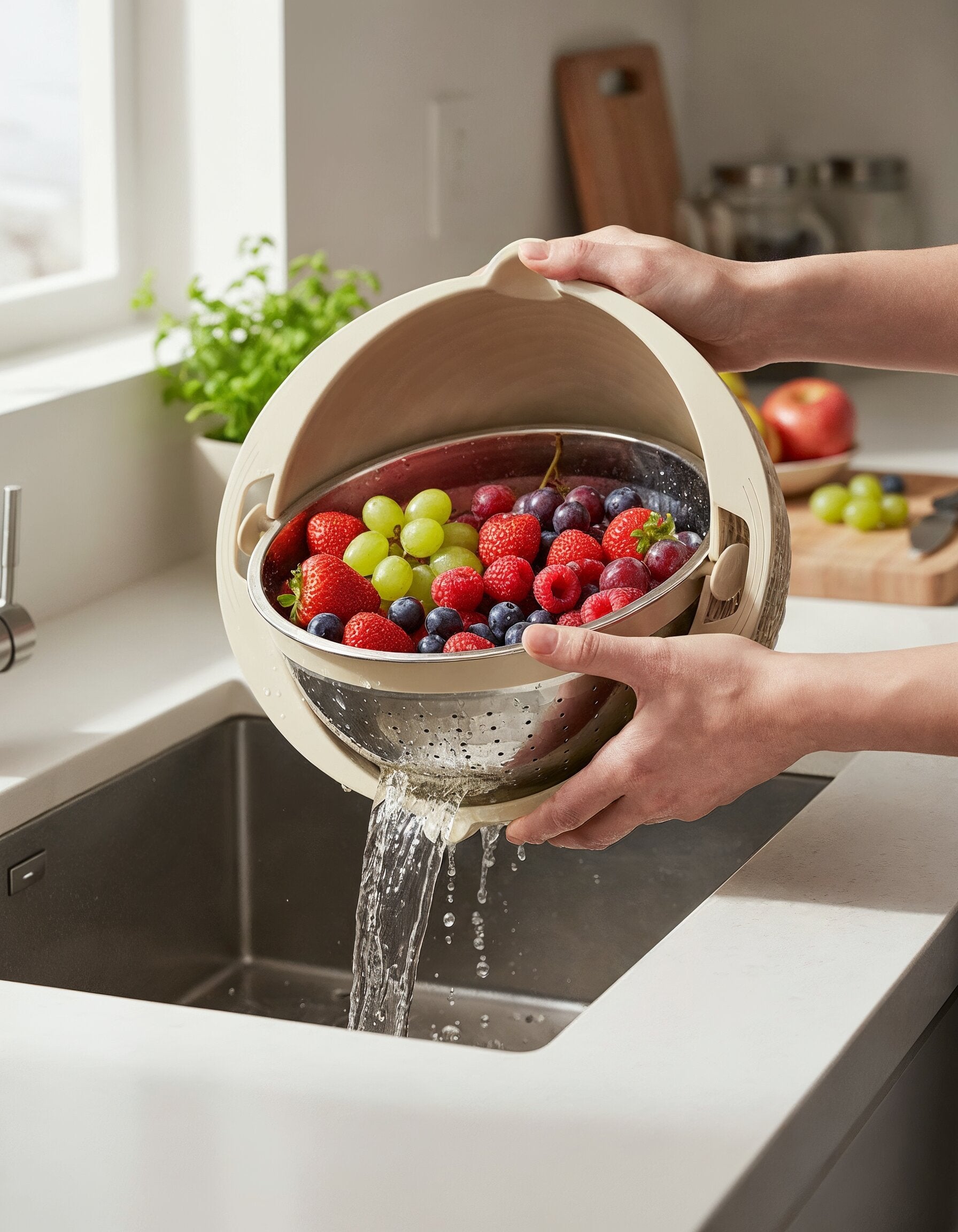 Set Colador 4 en 1 - Cocina y Ensaladas