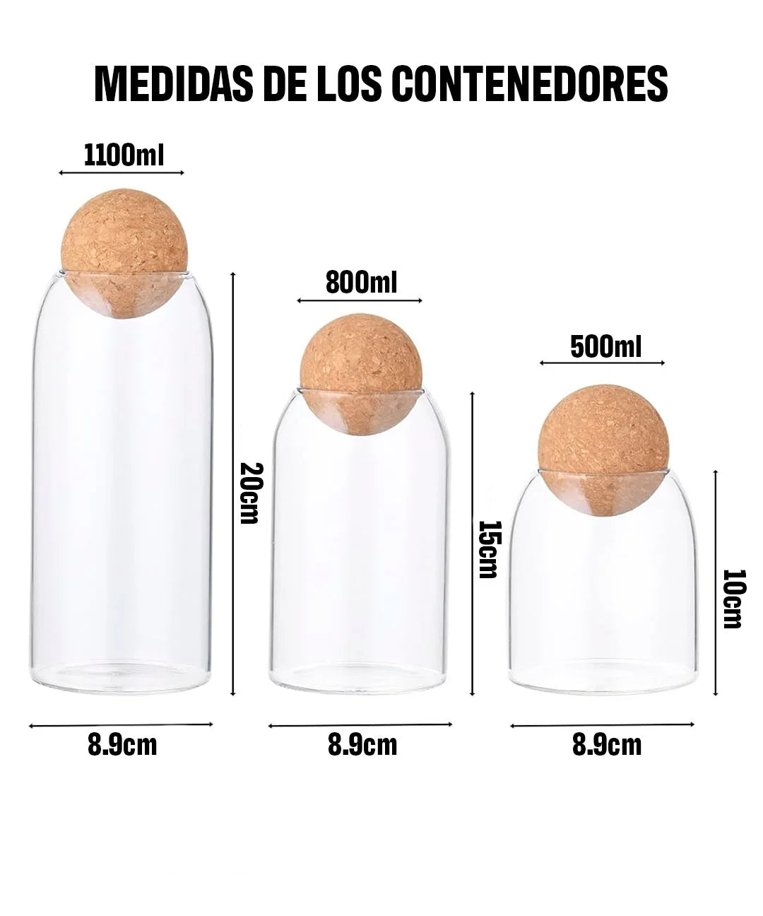 frascos conserveros ideales para almacenamiento de alimentos
