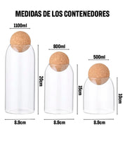 frascos conserveros ideales para almacenamiento de alimentos