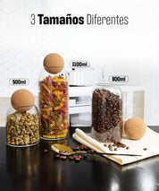 frascos conserveros ideales para almacenamiento de alimentos