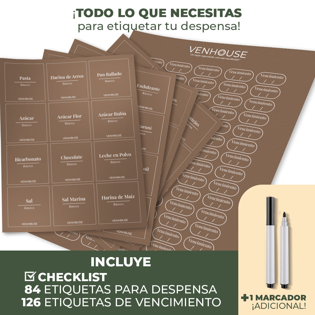 Set 3 Contenedores Herméticos Vidrio Cocina Despensa Bambú