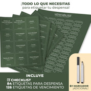 Set de 5 Frascos de Vidrio Rectangulares con Tapa de Bambú