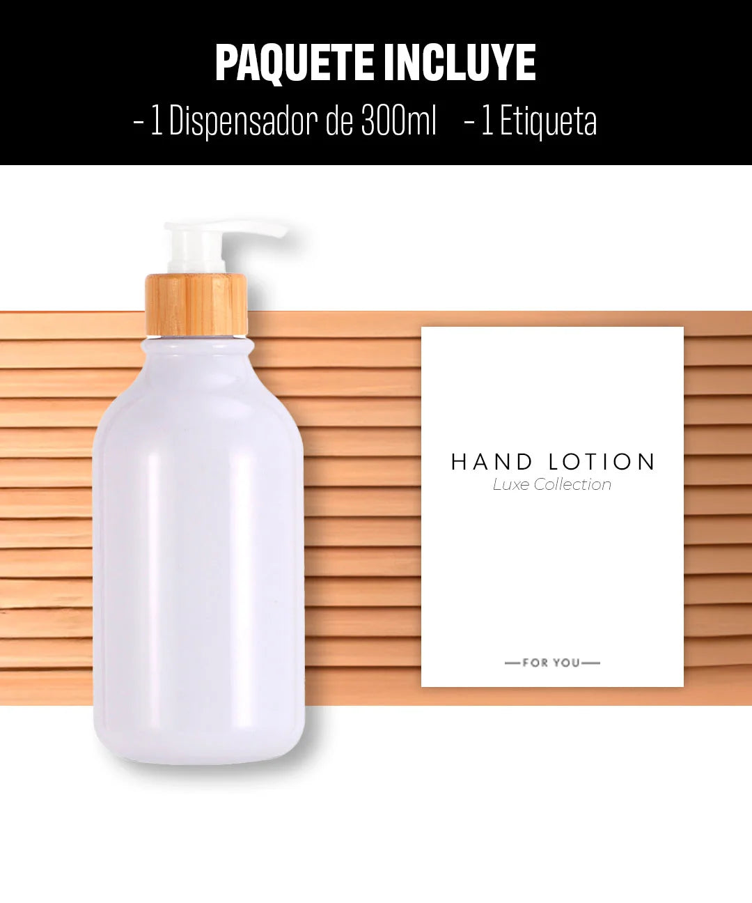 1 Dispensador de baño de 300ml