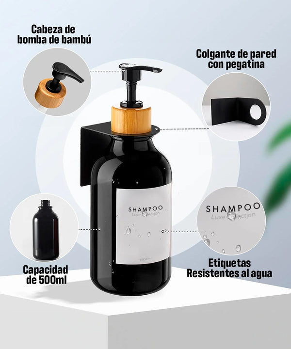 Set de 3 Dispensadores de Jabón de 500ml