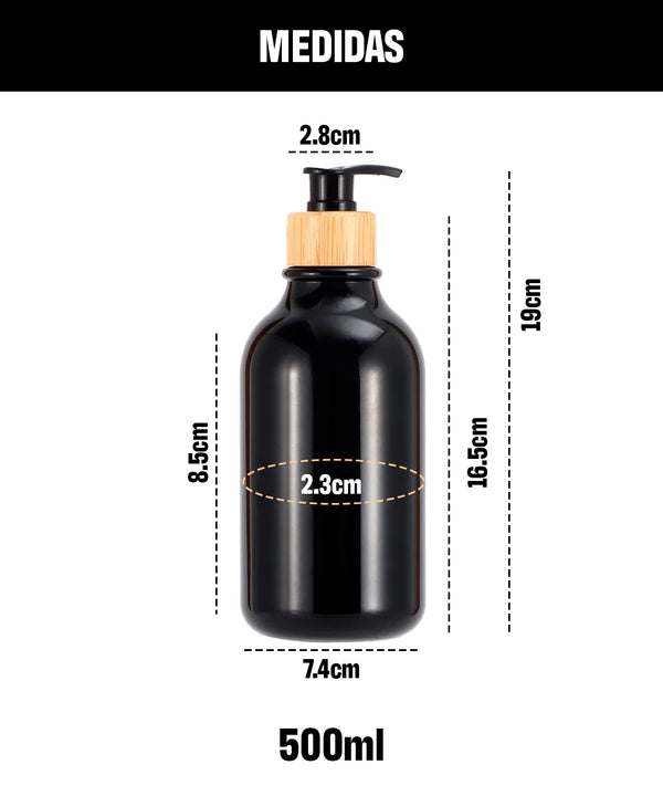 Set de 3 Dispensadores de Jabón de 500ml