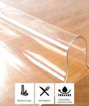 Protectores de Mesa transparentes Rectangulares