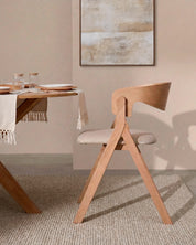 Silla Margot tapizada comedor ambiente moderno nórdico Venhoouse Chile