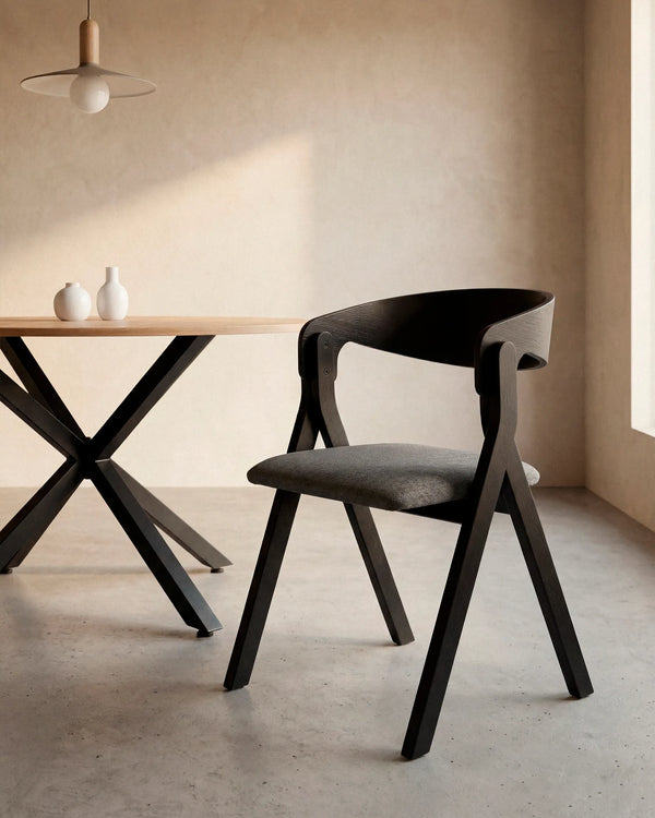Silla Margot comedor tapizada chenilla varios colores Venhoouse Chile