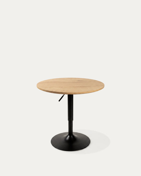 Mesa bar Noral altura regulable base metal cubierta moderna Venhoouse Chile