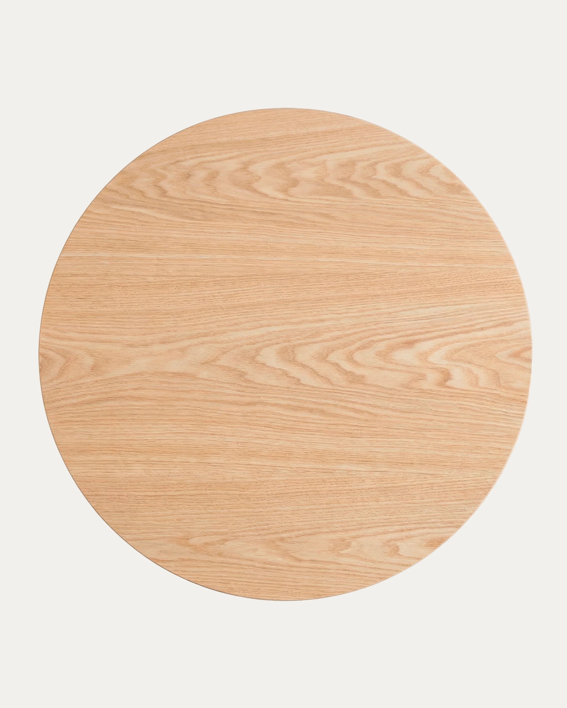 Mesa Nordika redonda 80cm natural base metal comedor moderno Venhoouse Chile