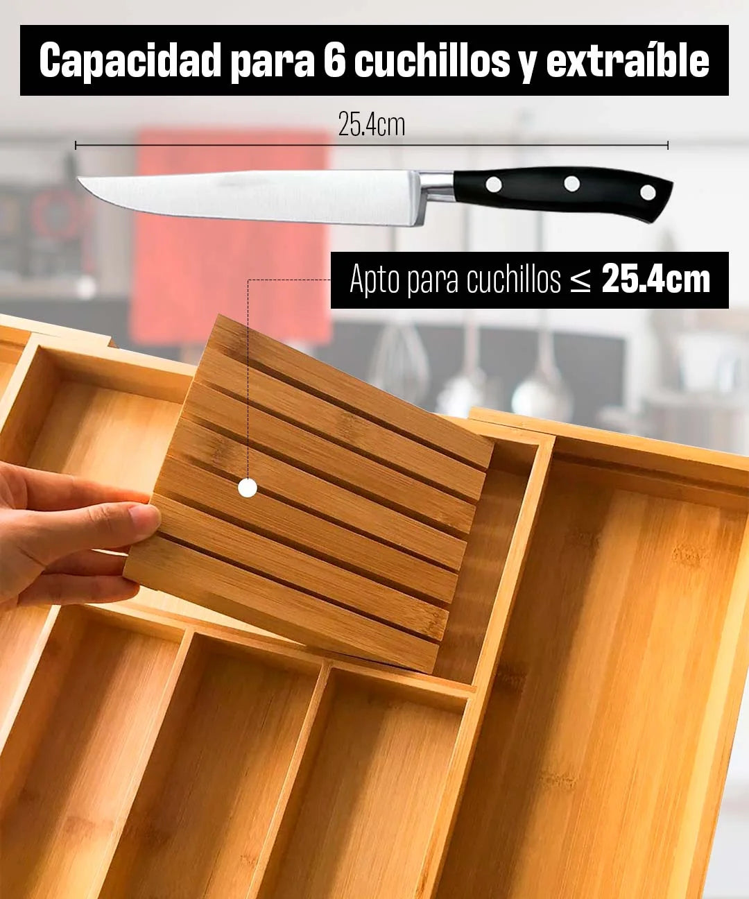 Organizador de cubiertos