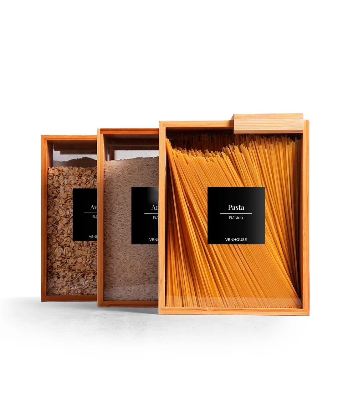 Set 3 Contenedores Herméticos de Vidrio – 2.2L