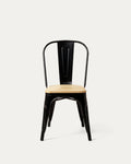 Silla asiento madera