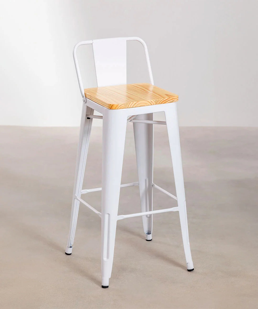 Taburete Tolix Madera 66cm