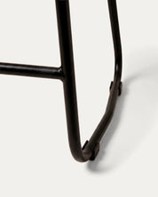Detalle patas metal reposapiés piso bar Nara 66 cm Venhoouse Chile
