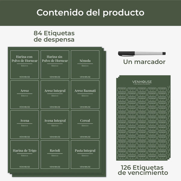 Etiquetas DESPENSA 6×6 cm
