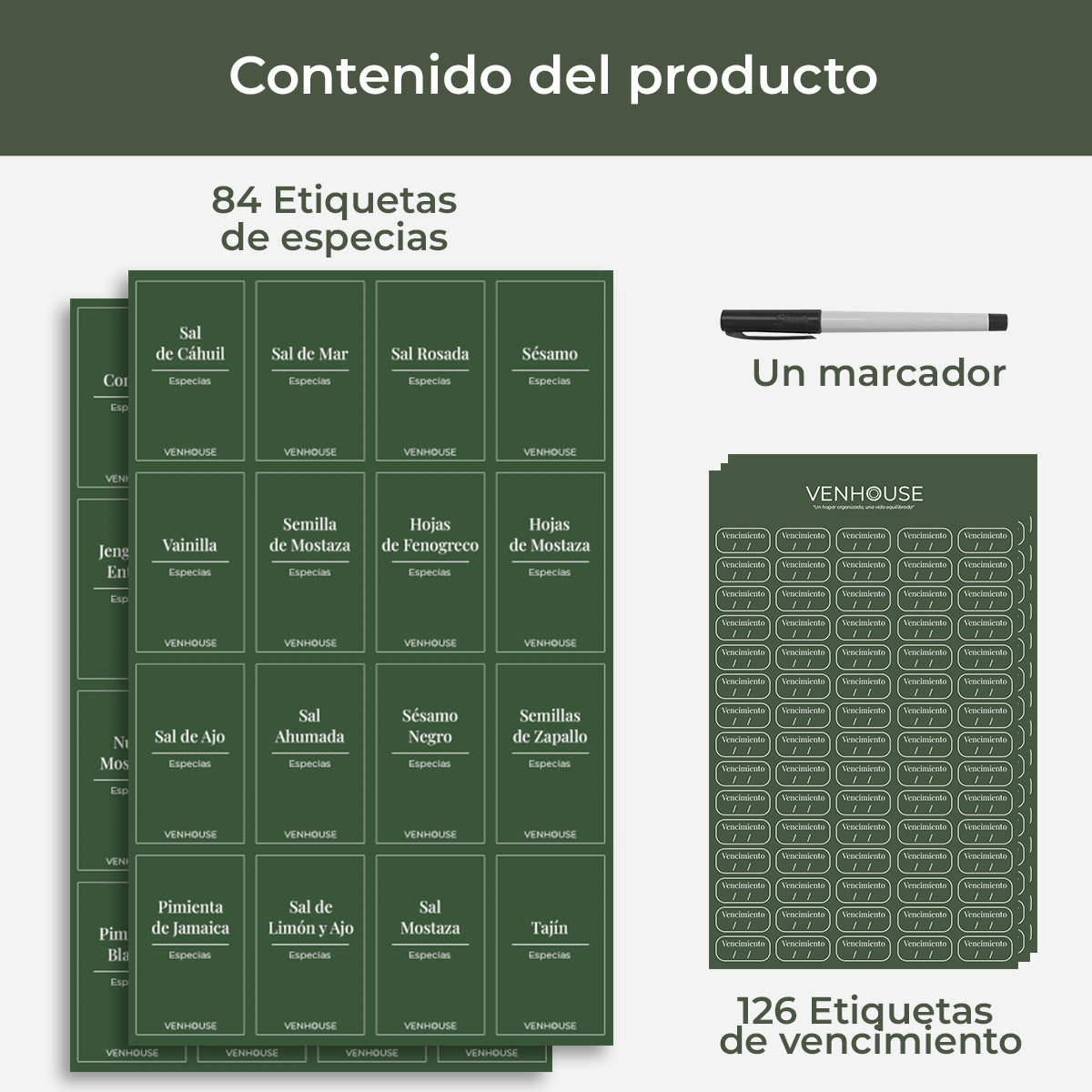 Etiquetas ESPECIERO 3.3×5.5 cm – Slim Vertical