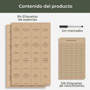 Etiquetas ESPECIERO 3.3×5.5 cm – Slim Vertical
