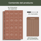 Etiquetas ESPECIERO 3.3×5.5 cm – Slim Vertical