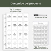 Etiquetas ESPECIERO 3.3×5.5 cm – Slim Vertical