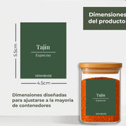 Set 210 Etiquetas Impermeables De Especies 5.5cmx4.5cm