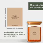 Set 210 Etiquetas Impermeables De Especies 5.5cmx4.5cm