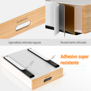 Pack 4 Organizadores Repisa Extraíble Cajones Despensa 28cm