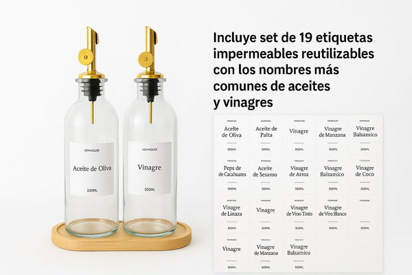 Botellas para aceite