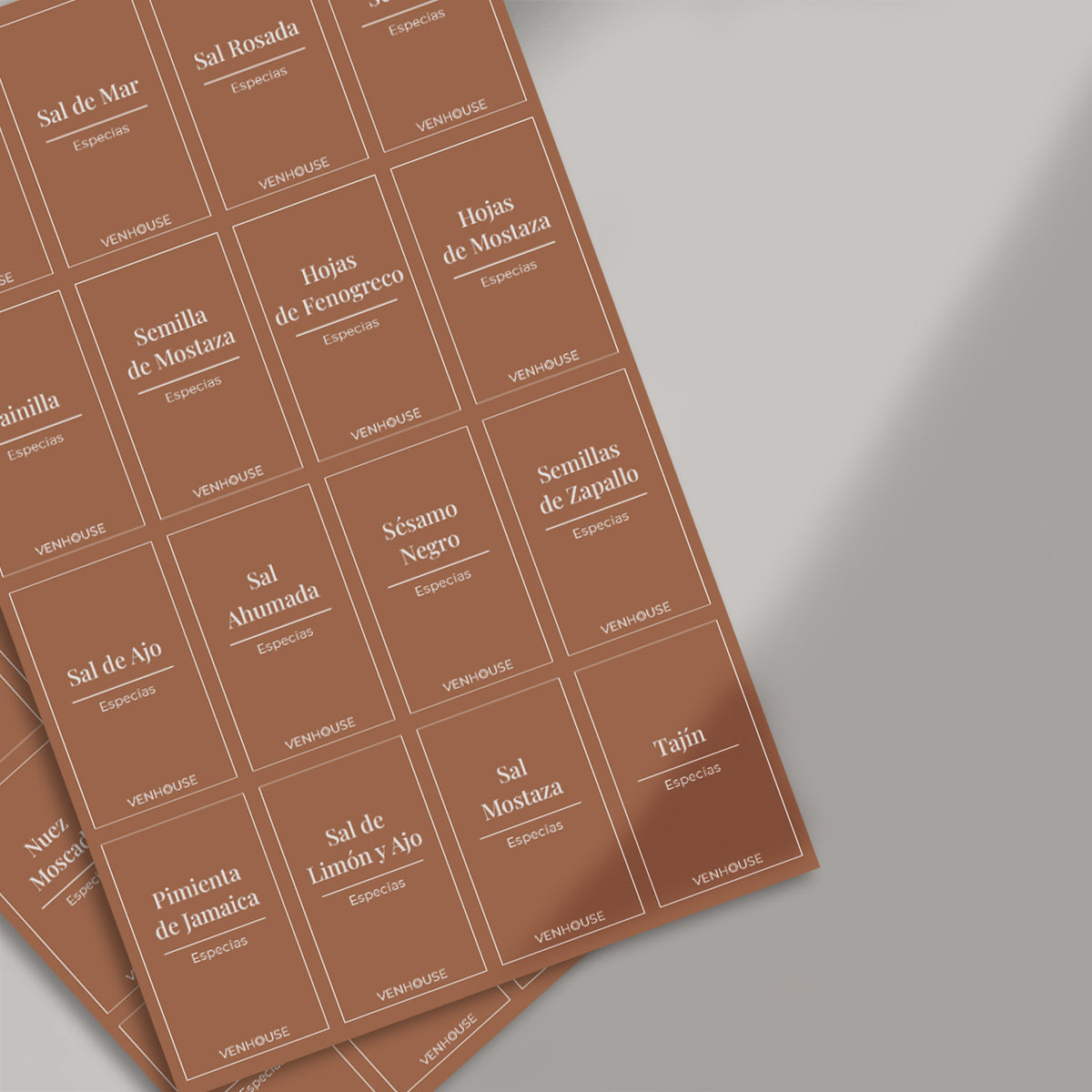 Etiquetas ESPECIERO 3.3×5.5 cm – Slim Vertical
