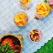 Set 3 Contenedores Herméticos Vidrio Cocina Despensa Bambú