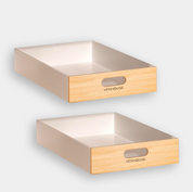 Pack 2 Organizadores Repisa Extraíble Cajones Despensa 35cm