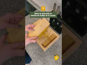 Tabla de Picar de Bambú con Contenedores – Multiusos | Venhoouse