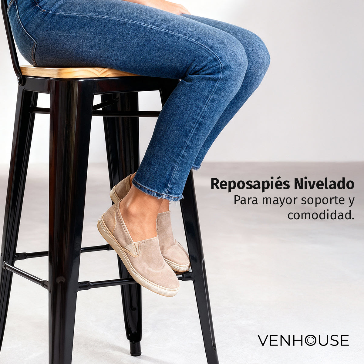 Taburete Tolix Madera 66cm