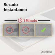 Tapete de piedra de secado rápido con base de bambú